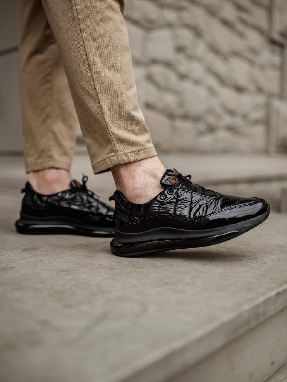 Мужские повседневные черные кроссовки текстиль на лето, легкие удобные прочные кроссовки для мужчин 42 - фото 5 - id-p1909467504