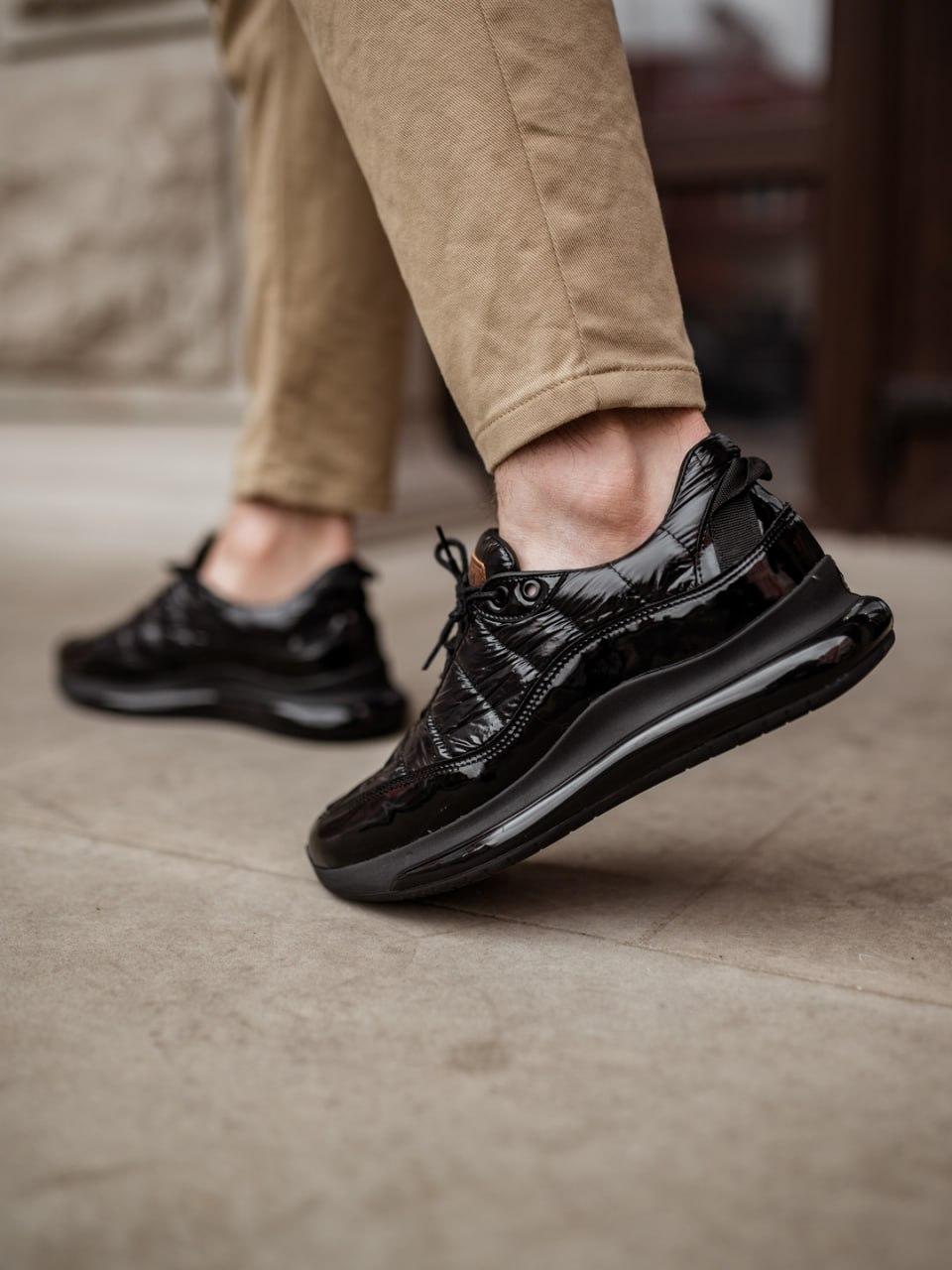 Мужские повседневные черные кроссовки текстиль на лето, легкие удобные прочные кроссовки для мужчин 43 - фото 6 - id-p1909467505