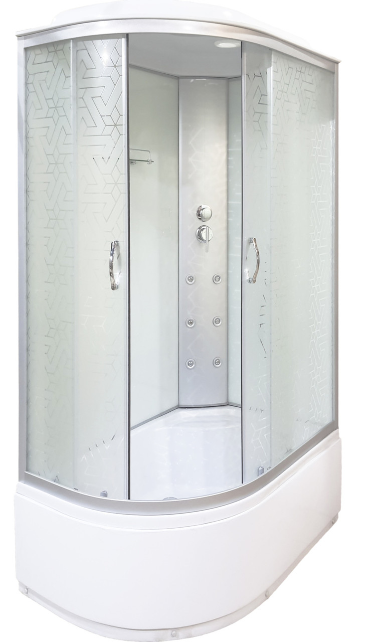 Душовий бокс KO&PO 218 (120х80) 222 (Правий) - 80х120х210 см.