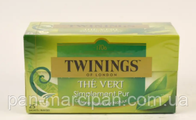 Чай зелений Twinings The Vert Simplement 25 пакетиків 37,5 г Великобританія