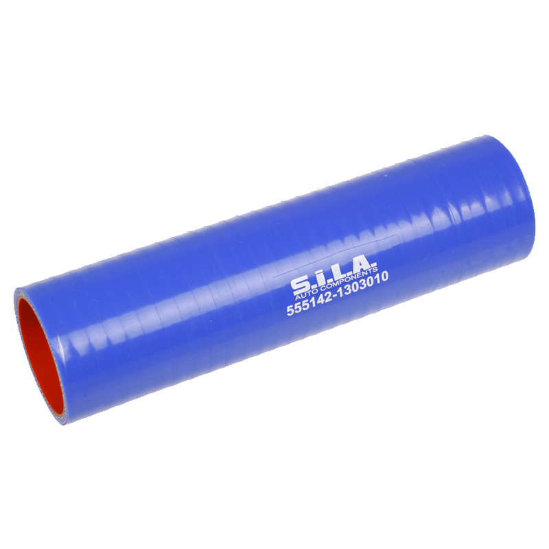 Патрубок радіатора МАЗ прямий D=50 L = 220 силіконовий (SILA AC) 555142-1303010
