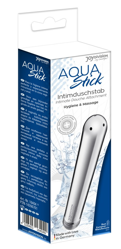 Анальний душ Joy Division Aluminium Intimate Douche, сріблястий Bomba💣