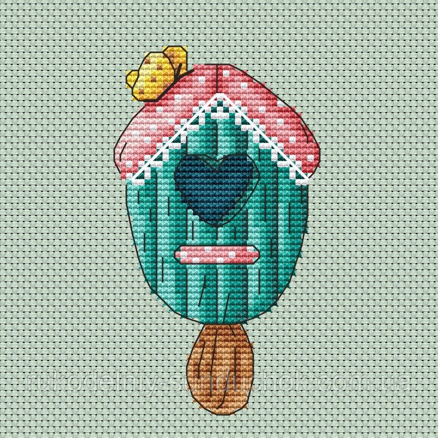 Набір для вишивання на пласиковій основі Комод "Морозиво Шпаківня" (VB-028N), фото 1