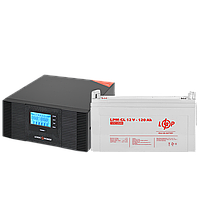 Комплект резервного питания LP (LogicPower) ИБП + гелевая батарея (UPS B1500 + АКБ GL 1440W)(100790274#)