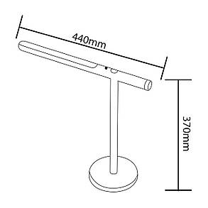 Світильник настільний акумуляторний BANU 22 W білий, фото 2