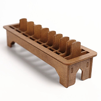 Деревянная подставка для 10-ти насадок Wooden Stand (08448-TR)