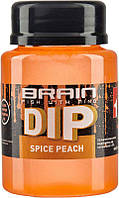 Діп для бойлів Brain F1 100ml Spice Peach (персик/спеції)