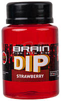 Діп для бойлів Brain F1 100ml Strawberry (полуниця)