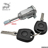 Личинка замка Golf 4 Volkswagen 604837167 1U0837167A 1U0837167C левая 42мм