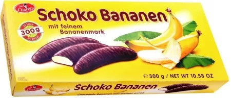 Банановий зефір у шоколаді Sir Charles Schoko Bananen 300g, фото 1