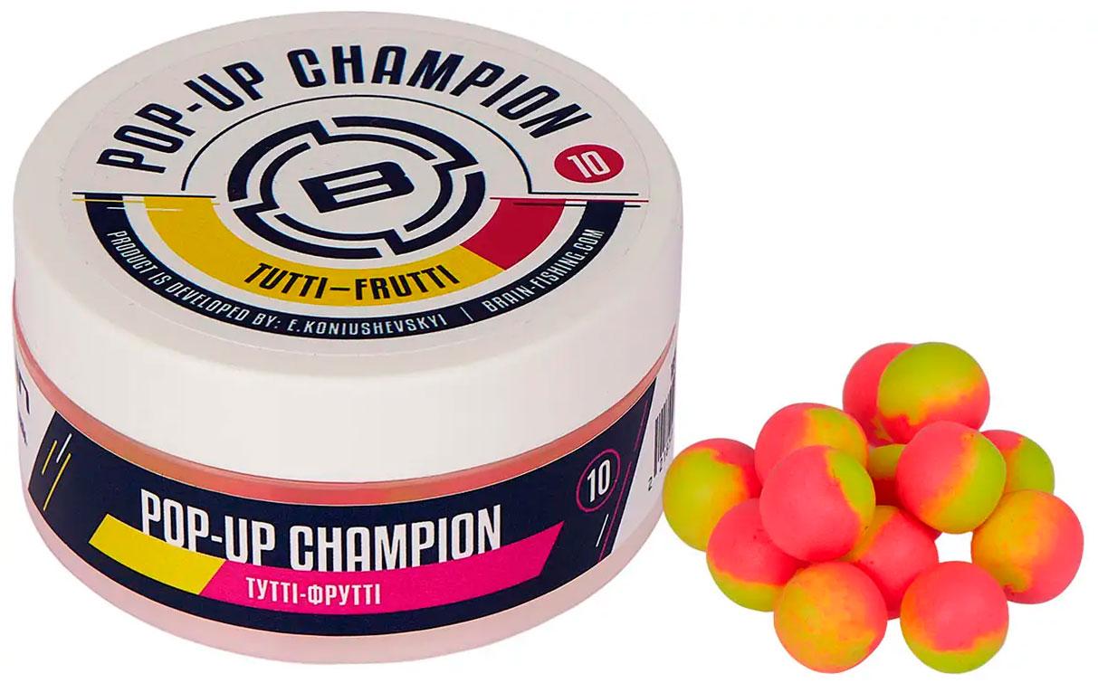 Бойли Brain Champion Pop-Up Tutti-Frutti (тутті-фрутті) 6mm 34g, фото 1