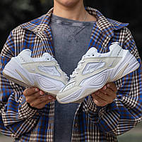 Стильні кросівки жіночі Nike M2K Tekno White Beige. Світлі жіночі кроси Найк М2К Текно., фото 9