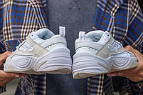Стильні кросівки жіночі Nike M2K Tekno White Beige. Світлі жіночі кроси Найк М2К Текно., фото 10