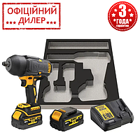 Безщітковий ударний акумуляторний гайковерт DeWALT DCF900P2G (18 В, 1396 Нм, 1/2) Професійний YLP