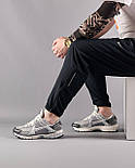 Чоловічі кросівки Nike Zoom Vomero 5 "Grey Silver" весна-осінь-літо сірі з сріблом. Живе фото, фото 8