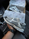 Чоловічі кросівки Nike Zoom Vomero 5 "Grey Silver" весна-осінь-літо сірі з сріблом. Живе фото, фото 3