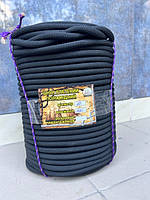Шнур плетеный полиамидный чорный 10мм - 100 метров