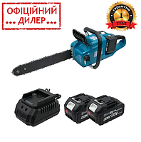 Акумуляторна ланцюгова пила PROFI-TEC DUC355BL POWERLine (40 см, 20 м/с) (2 х 5.0 A·год, зарядний пристрій) YLP