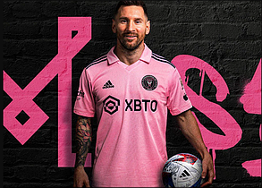 Футболка футбольна Мессі 10 Інтер Маямі 2023-2024 Adidas Messi Inter Miami player version 23-24 Рожевий