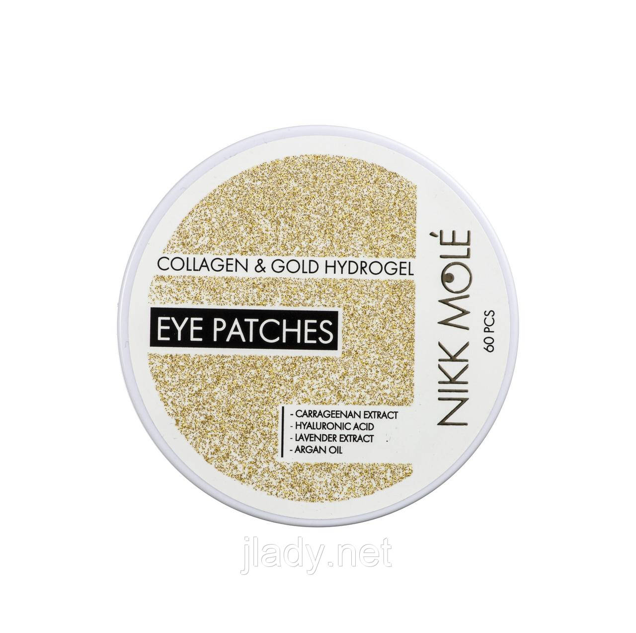 Золоті патчі Nikk Mole Hyaluronic & Collagen (60 шт)