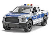 Детская полицейская машина Джип на батарейках Синий