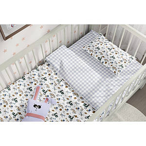 Комплект дитячої постільної білизни "ТЕПІК"  Ретро тачки