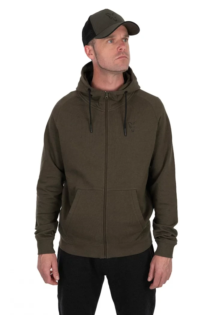 Толстовка Fox Collection Lightweight Hoody Green Marl Black Logo, фото 1