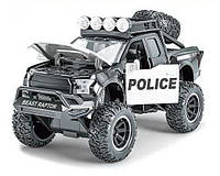 Детская полицейская машина Джип на батарейках Черный