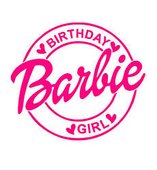 Наліпка на повітряну кулю 18" Barbie (Birthday girl)