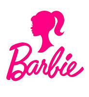 Наклейка на воздушный шар 18" Barbie