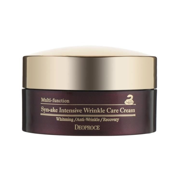 Антивіковий крем для обличчя з пептидом зміїної отрути DEOPROCE Syn-Ake Intensive Wrinkle Care Cream 100g