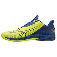 Кроссовки для настольного тенниса Mizuno Wave Drive Neo 3 (Yellow x Navy)