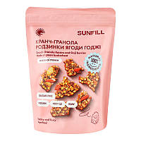 Гранола Кранч Изюм-Ягоды годжи Granola Sunfill, 150 г