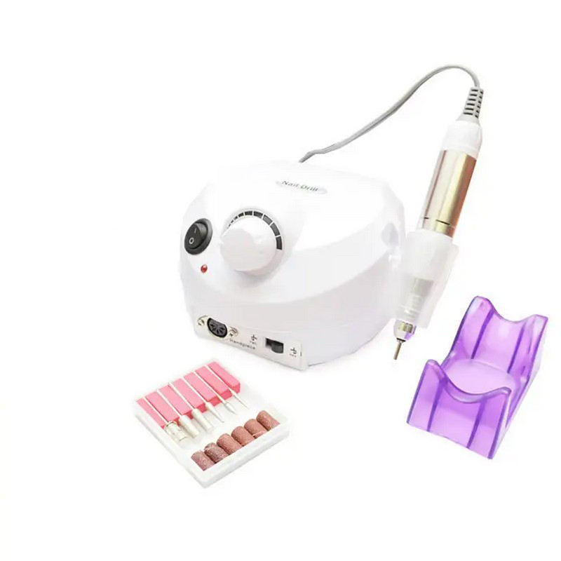 Фрезер для манікюру Nail Master ZS-601 35 W 35 000 об/хв БІЛИЙ (без педалі), фото 1