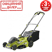 Газонокосилка аккумуляторная Ryobi RLM36X46H50PG (46 см, 20-70 мм, 36 В, 5 Ач)Топ 3776563