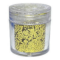 Блискітки шестикутники мілкі золото