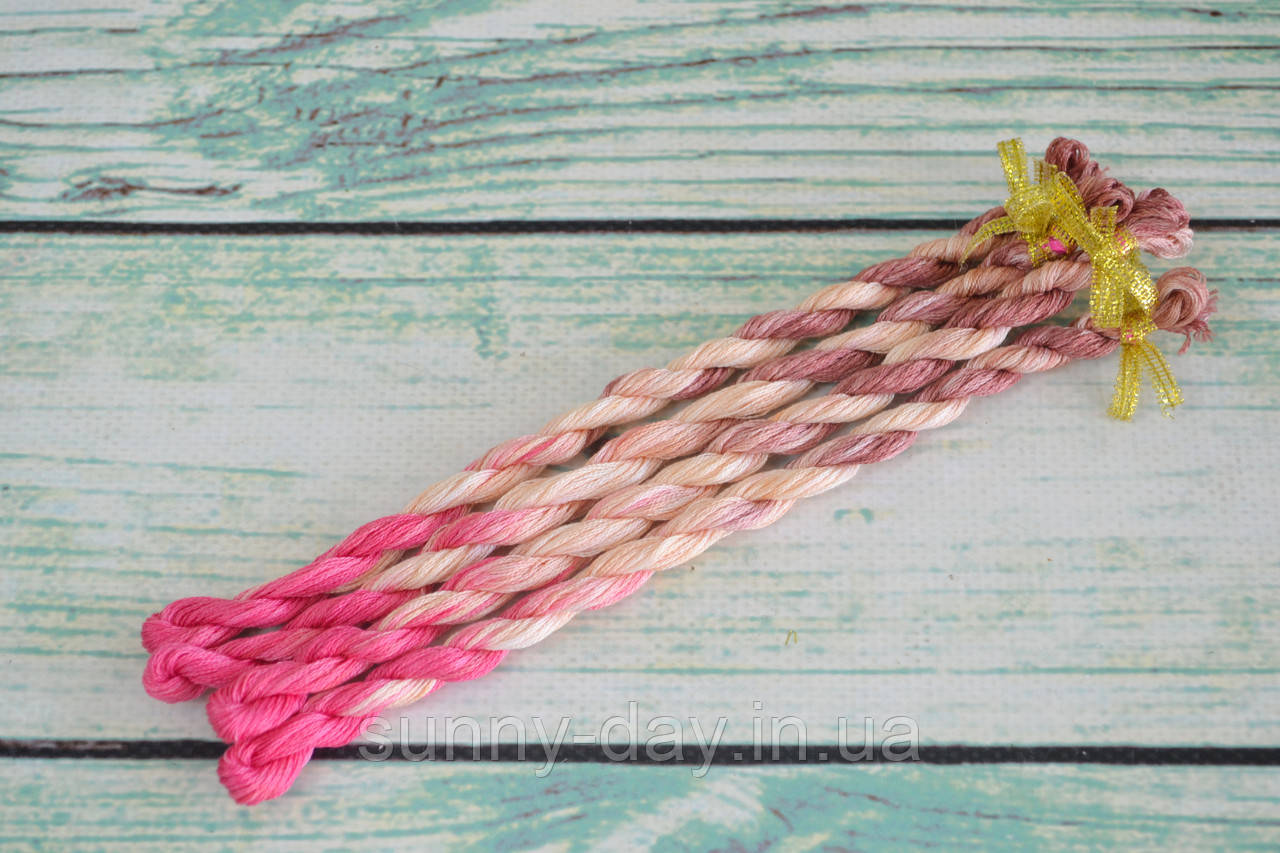 Муліне ручного фарбування №2-38 основа -  муліне DMC, фото 1