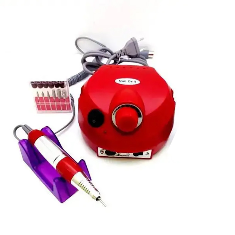 Фрезер для манікюру Nail Master ZS-601 35 W 35 000 об/хв ЧЕРВОНИЙ (без педалі), фото 1