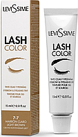 Фарба для брів та вій 7-7 LeviSsime LashColor Light Brown Світло коричневий 15мл (8435054645259)