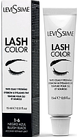 Фарба для брів та вій 1-6 LeviSsime LashColor Bluish Black синьо-чорний 15мл (8435054645273)