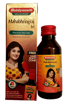 Олія МахаБрингарадж 100 мл — робить волосся здоровим і пишним, усуває сивину, усуває облисіння