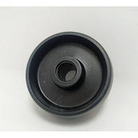 Мебельное колесо UV D=43 пластик черный (713848)