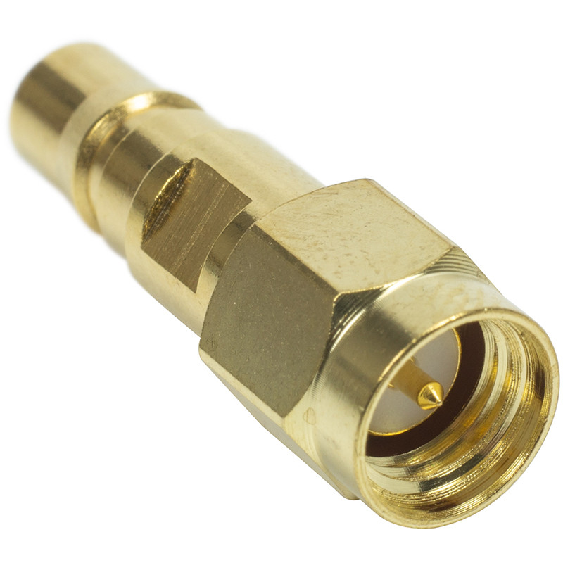 Перехідник HiSmart SMA male на QMA female, фото 1