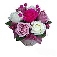 Букет из мыльных роз Мечты, Подарочный Букет Мечты из мыльных роз Разноцветный