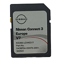 Карты навигации Nissan Connect 3 V7 (D43BF04-D0070-2001) 2023