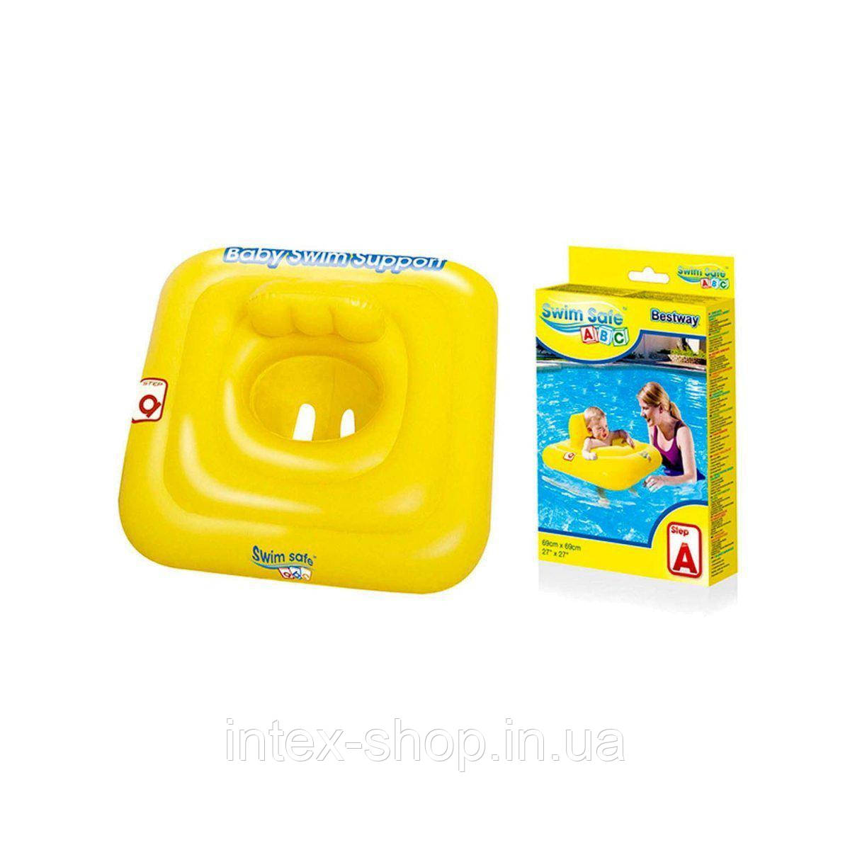 Дитячий надувний круг Bestway 32050 "Swim Safe" (69х69 см)