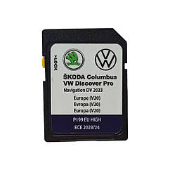 Карти навігації VW Discover Pro Navigation DV SD Card 64 ГБ, Україна + Європа