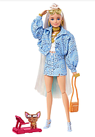 Лялька Барбі Екстра Платинова блондинка Barbie Extra Doll & Accessories with Platinum Blonde Hair