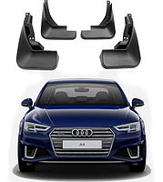 Брызговики для авто комплект 4 шт Audi A4 B9 2015-2019 седан универсал ( передние и задние) AVTM