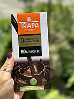 Шоколад черный без сахара Trapa, 80г